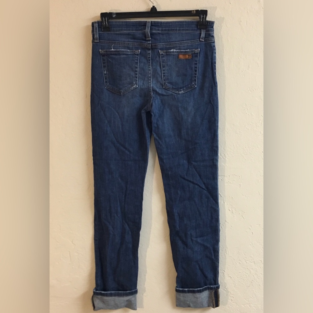 Joe’s Jeans Straight Leg Nellie Distressed Jeans Denim Size 29 Blue Stre… - Picture 10 of 12